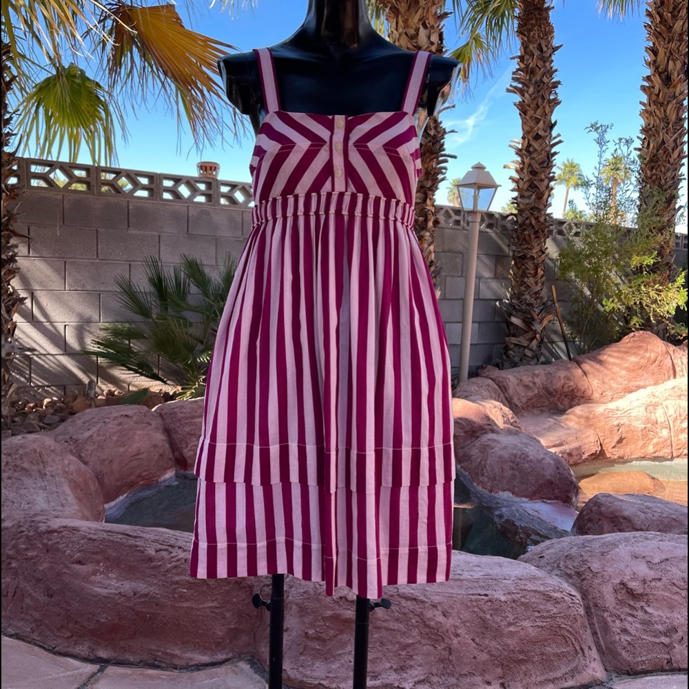 Marc by Marc Jacobs Striped Babydoll Summer Dress Size: 4   $389